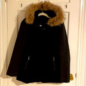 Color Block Wool Jacket